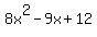 8x%5E2+-+9x+%2B+12