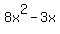8x%5E2-3x