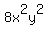 8x%5E2y%5E2