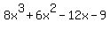 8x%5E3%2B6x%5E2-12x-9%29