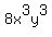 8x%5E3y%5E3