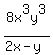 8x%5E3y%5E3%2F%282x-y%29