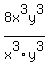 8x%5E3y%5E3%2Fx%5E3y%5E3