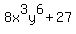 8x%5E3y%5E6+%2B+27