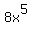 8x%5E5