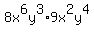 8x%5E6y%5E3%2A9x%5E2y%5E4