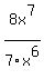 8x%5E7%2F7x%5E6
