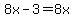 8x+-+3+=+8x