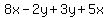 8x-2y%2B3y%2B5x