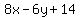 8x-6y%2B14