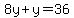 8y%2By=36