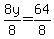 8y%2F8=64%2F8
