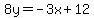 8y=-3x%2B12