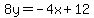 8y=-4x%2B12