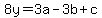 8y=3a-3b%2Bc