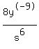 8y%5E-9%2Fs%5E6