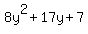 8y%5E2+%2B+17y%2B7