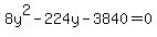 8y%5E2+-+224y+-+3840+=+0