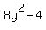 8y%5E2-4