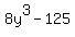 8y%5E3-125