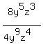 8y%5E5z%5E3%2F%284y%5E9z%5E4%29