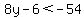 8y-6%3C-54