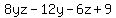 8yz+-12y+-6z%2B+9