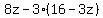 8z-3%2816-3z%29
