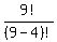 9%21%2F%289-4%29%21