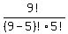 9%21%2F%289-5%29%215%21