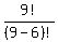 9%21%2F%289-6%29%21