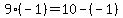 9%28-1%29=10-%28-1%29