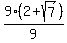 9%282%2Bsqrt%287%29%29%2F9