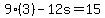 9%283%29-12s=15