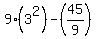 9%283%5E2%29-%2845%2F9%29