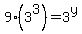 9%283%5E3%29=3%5Ey