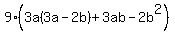 9%283a%283a-2b%29%2B3ab-2b%5E2%29