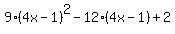 9%284x-1%29%5E2-12%284x-1%29%2B2