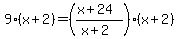 9%28x%2B2%29+=+%28%28x%2B24%29%2F%28x%2B2%29%29%28x%2B2%29