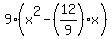 9%28x%5E2-%2812%2F9%29x%29