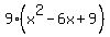 9%28x%5E2-6x%2B9%29