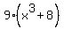 9%28x%5E3+%2B+8%29