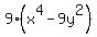 9%28x%5E4-9y%5E2%29