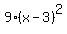 9%28x-3%29%5E2