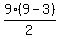 9%2A%289-3%29%2F2