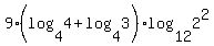 9%2A%28log%284%2C4%29%2Blog%284%2C3%29%29%2Alog%2812%2C2%5E2%29