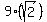 9%2A%28sqrt%282%29%29