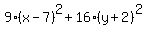9%2A%28x-7%29%5E2+%2B+16%2A%28y%2B2%29%5E2