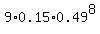 9%2A0.15%2A0.49%5E8
