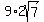 9%2A2sqrt%287%29